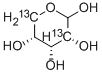 D-リボース-2,5-13C2 化学構造式
