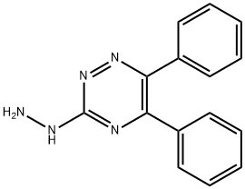 3-Hydrazino-5,6-diphenyl-1,2,4-triazine,21383-24-4,结构式