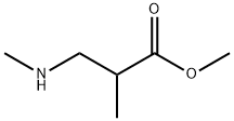3-Methylamino-2-methylpropionic acid methyl ester Struktur
