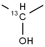 2-PROPANOL-2-13C Structure