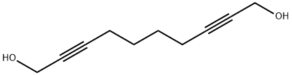 2,8-デカジイン-1,10-ジオール 化学構造式