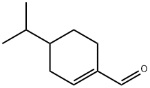 4-isopropylcyclohexenecarbaldehyde Struktur