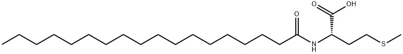 N-(1-oxooctadecyl)-DL-methionine 结构式