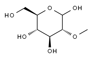 甲基 2-D-吡喃葡萄糖苷 结构式