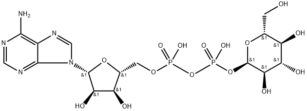 [[(2R,3S,4R,5R)-5-(6-aminopurin-9-yl)-3,4-dihydroxy-oxolan-2-yl]methoxy-hydroxy-phosphoryl]oxy-[(2R,3R,4S,5S,6R)-3,4,5-trihydroxy-6-(hydroxymethyl)oxan-2-yl]oxy-phosphinic acid|ADPG