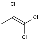1,1,2-トリクロロ-1-プロペン 化学構造式
