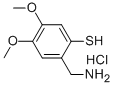 4,5-ジメトキシ-2-メルカプトベンジルアミン塩酸塩 化学構造式