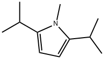 Pyrrole, 2,5-diisopropyl-1-methyl- (8CI) Structure