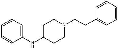 4-AMINOPHENYL-1-PHENETHYLPIPERIDINE Struktur