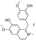 3,4-Dihydro-7-hydroxy-1-[(3-hydroxy-4-Methoxyphenyl)Methyl]-6-Methoxy-2-MethylisoquinoliniuM Iodide|1,2-脱氢网状碘化物