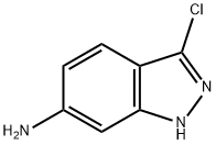 6-AMINO-3-CHLORO (1H)INDAZOLE Struktur