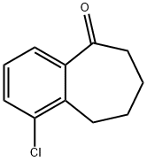 1-CHLORO-6,7,8,9-TETRAHYDRO-5H-BENZO[7]ANNULEN-5-ONE Structure