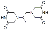 2,6-PIPERAZINEDIONE, 4,4'-(1-METHYL-1,2-ETHANEDIYL)BIS- Structure