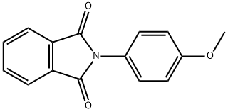 2-(4-甲氧基-苯基)-异吲哚-1,3-二酮 结构式