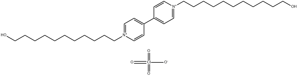 N,N'-二(11-羟烷基)-4,4'-联吡啶二高氯酸盐 结构式