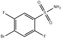 4-溴-2,5-二氟苯磺酰胺,214209-98-0,结构式
