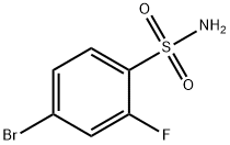 4-Bromo-2-fluorobenzenesulfonamide Structure