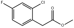 2-氯-4-氟苯乙酸甲酯,214262-88-1,结构式