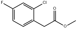 METHYL 2-CHLORO-4-FLUOROPHENYLACETATE 98 Structure