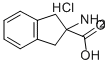 2-AMINOINDAN-2-CARBOXYLIC ACID HYDROCHLORIDE Structure