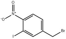 ALPHA-BROMO-3-IODO-4-NITROTOLUENE Structure