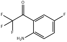 1 - (2 - 氨基 - 5 - 氟苯基) - 2,2,2 - 三氟乙酮, 214288-07-0, 结构式
