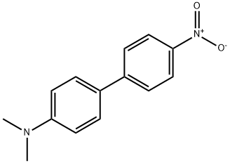4-ジメチルアミノ-4'-ニトロビフェニル 化学構造式