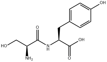 N-L-セリル-L-チロシン 化学構造式