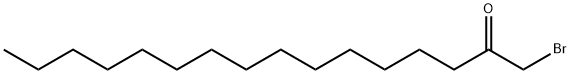 1-ブロモ-2-ヘキサデカノン 化学構造式