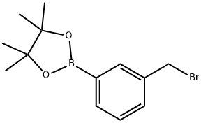 (3-溴甲基苯基)硼酸频哪醇酯, 214360-74-4, 结构式