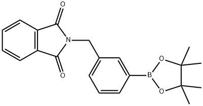 (3-PHTHALIMIDOMETHYLPHENYL)BORONIC ACID PINACOL ESTER Structure