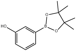 3-(4,4,5,5-TETRAMETHYL-1,3,2-DIOXABOROLAN-2-YL)PHENOL Structure