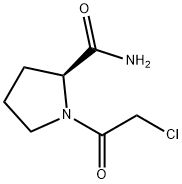 (S)-1-(2-Chloroacetyl)pyrrolidine-2-carboxaMide 化学構造式