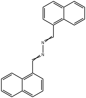 naphthalene-1-carbaldehyde (1-naphthylmethylene)hydrazone Structure