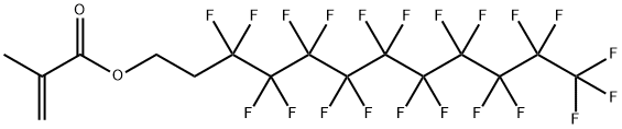 2-メチルプロペン酸3,3,4,4,5,5,6,6,7,7,8,8,9,9,10,10,11,11,12,12,12-ヘニコサフルオロドデシル 化学構造式