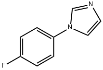 1-(4-フルオロフェニル)イミダゾール 化学構造式