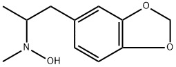 3,4-methylenedioxy-alpha,N-dimethyl-N-hydroxyphenethylamine Structure