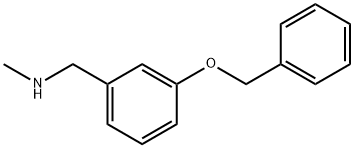 N-(3-(BENZYLOXY)BENZYL)-N-METHYLAMINE 化学構造式