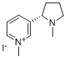 (S)-1-METHYLNICOTINIUM IODIDE, 21446-46-8, 结构式