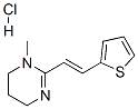 1,4,5,6-テトラヒドロ-1-メチル-2-[2-(2-チエニル)エテニル]ピリミジン・塩酸 化学構造式