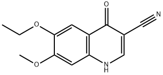 3-Quinolinecarbonitrile, 6-ethoxy-1,4-dihydro-7-Methoxy-4-oxo- Structure
