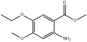 Methyl 2-aMino-5-ethoxy-4-Methoxybenzoate Struktur