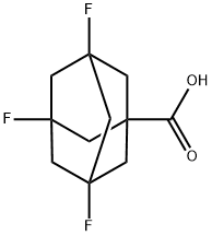 3,5,7-Trifluoroadamantane-1-carboxylic acid Structure