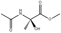 Lactic acid, 2-acetamido-, methyl ester (8CI) Struktur