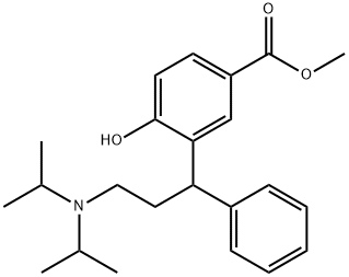 N,N-DIISOPROPYL-3-[(5-METHOXYCARBONYL)-2-HYDROXY)PHENYL]-3-PHENYL-PROPYLAMINE Structure