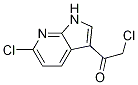 2-氯-1-(6-氯-7-氮杂吲哚-3-基)乙酮,214603-94-8,结构式