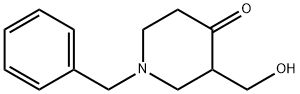 1-BENZYL-3-HYDROXYMETHYL-4-PIPERIDONE
 Structure