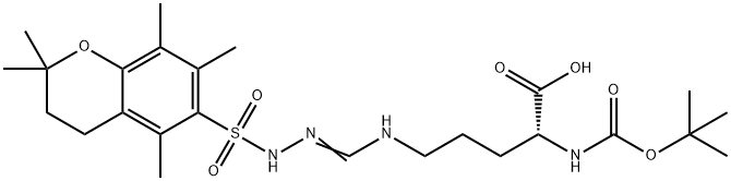 BOC-D-ARG(PMC)-OH 化学構造式
