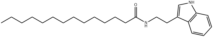 myristoyl tryptamine 结构式