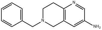 6-苄基-5,6,7,8-四氢-1,6-萘啶-3-胺,214699-26-0,结构式